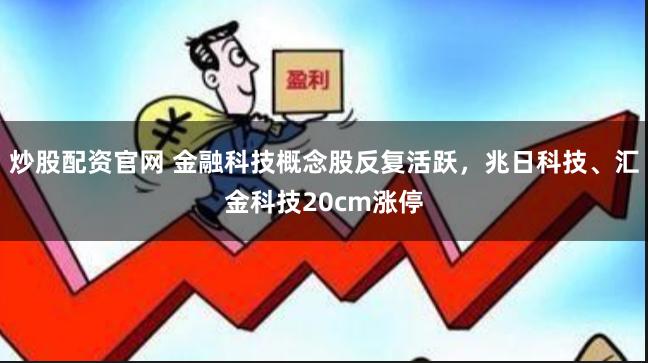 炒股配资官网 金融科技概念股反复活跃，兆日科技、汇金科技20cm涨停