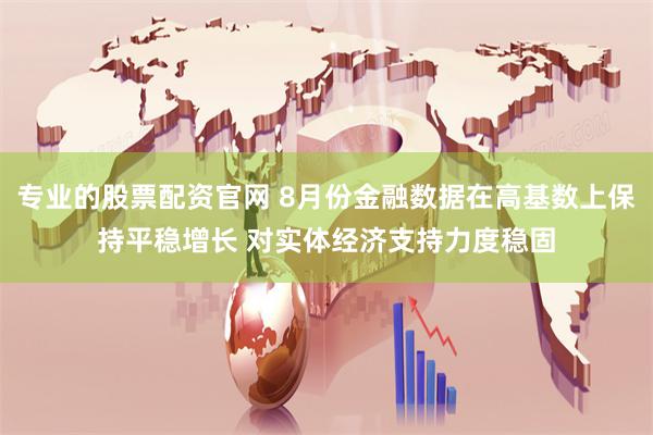 专业的股票配资官网 8月份金融数据在高基数上保持平稳增长 对实体经济支持力度稳固