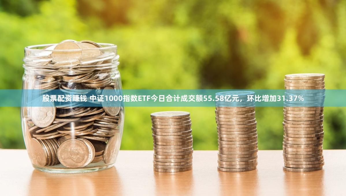 股票配资赚钱 中证1000指数ETF今日合计成交额55.58亿元，环比增加31.37%